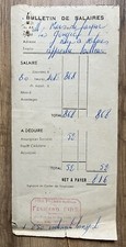 Bulletin salaire paie d'occasion  Mantes-la-Jolie