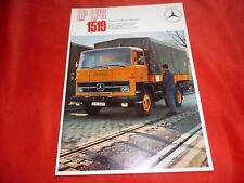 MERCEDES LP LPS 1519 Frontlenker Prospekt Brochure Depliant Folleto von 1972, usado comprar usado  Enviando para Brazil