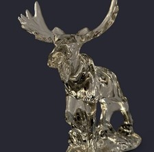 Clear glass moose for sale  Minneapolis