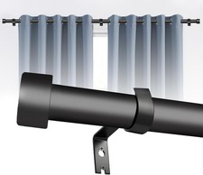 Black curtain pole for sale  WELLINGTON