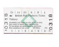 Railway platform ticket for sale  UK