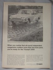 1967 triumph 2000 for sale  DARWEN