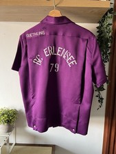 Usado, Camisa de boliche vintage anos 70 divisão de infantaria do exército dos EUA BC Erlensee Alemanha ponto corrente comprar usado  Enviando para Brazil