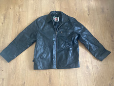Leather jacket vintage for sale  DARTFORD