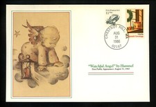 Capa comemorativa de Natal Hummel "Watchful Angel" 1943 estrela lanterna nuvem comprar usado  Enviando para Brazil