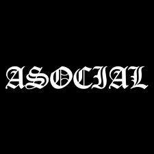 Asocial patch silkscreen gebraucht kaufen  Finsterwalde
