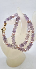 Collana ametista naturale usato  Palermo