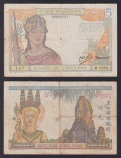 Banconota indocina francese usato  Chieri