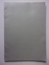 Folheto de vendas ASTON MARTIN V8 & V8 VANTAGE original 1977 Reino Unido Mkt completo 16pp comprar usado  Enviando para Brazil