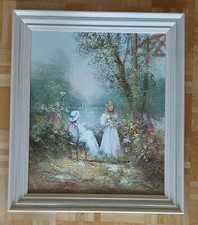 Gemälde mädchen see gebraucht kaufen  Durlangen