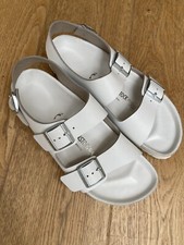 Birkenstock milano white for sale  WINCANTON