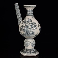 Chaleira de pavão de porcelana azul branca pintura à mão chinesa envolvente comprar usado Chaleira de pavão de porcelana azul branca pintura à mão chinesa envolvente comprar usado  Enviando para Brazil