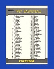 1987 fleer basketball for sale 1987 fleer basketball for sale Los Angeles