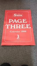 Sun page calendar for sale  HORNCHURCH