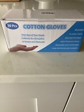 Cotton gloves white for sale  STURMINSTER NEWTON