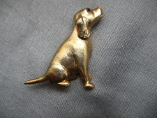 Gold tone dog for sale  BATH
