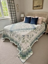 Bedspread double cotton for sale  CATERHAM