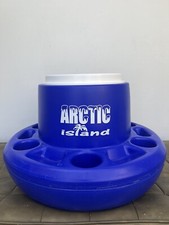 Cool Float Arctic Island porta-copos refrigerador rebocável caixa de gelo lago piscina rio comprar usado  Enviando para Brazil