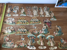 Chromos decoupis personnages d'occasion  Crégy-lès-Meaux