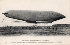 Cpa dirigeable militaire d'occasion  Nîmes