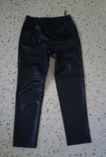 Damenhose lederoptik schwarz gebraucht kaufen  Berlin