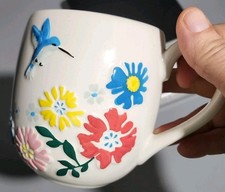 Caneca de café Beija-flor jardim pintada à mão 17 oz Lang flor pássaro floral comprar usado Caneca de café Beija-flor jardim pintada à mão 17 oz Lang flor pássaro floral comprar usado  Enviando para Brazil