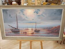 Tableau marine huile d'occasion  Bon-Encontre