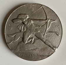 Rare médaille art d'occasion  Châtres-sur-Cher