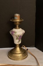 Usado, Abajur de cabeceira vintage branco vidro leitoso furacão abajur comprar usado  Enviando para Brazil