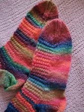 Handgestrickte socken pal gebraucht kaufen  Homburg