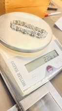 Usado, Pulseira masculina de prata com diamante real 925 comprar usado  Enviando para Brazil
