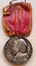 Medaglia pio merito usato  Roma