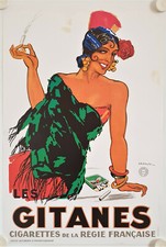 Affiche affiche cigarettes d'occasion  La Courtine