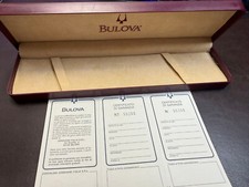 Bulova scatola astuccio usato  Roma