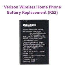 ✅Bateria de substituição genuína Verizon Wireless Home Phone LVP2 (BTY-WHPLVP2, RS2), usado comprar usado  Enviando para Brazil