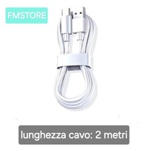 CAVO TIPO C 2 METRI CAVETTO USB TYPE C 2m CARICA BATTERIE CELLULARE VELOCE 5A #3 comprar usado  Enviando para Brazil