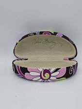 Vera Bradley PURPLE PUNCH Clamshell ÓCULOS DE SOL ESTOJO bolsa tote, usado comprar usado  Enviando para Brazil