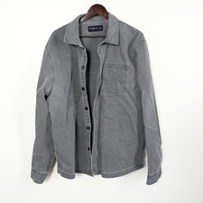 Camisa masculina Abercrombie XXL cinza algodão pesado manga longa colarinho botão para cima, usado comprar usado Camisa masculina Abercrombie XXL cinza algodão pesado manga longa colarinho botão para cima, usado comprar usado  Enviando para Brazil