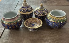 Set benjarong ceramic for sale  East Islip