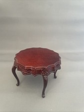 Mesa de jantar redonda Bespaq 1:12 mogno vintage miniatura casa de bonecas comprar usado Mesa de jantar redonda Bespaq 1:12 mogno vintage miniatura casa de bonecas comprar usado  Enviando para Brazil