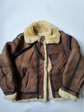 Avirex leather sheepskin for sale  ROSSENDALE