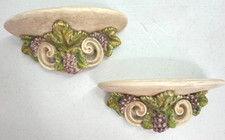 Prateleira decorativa de parede com motivo de uva country francesa marfim giz conjunto de 2 comprar usado Prateleira decorativa de parede com motivo de uva country francesa marfim giz conjunto de 2 comprar usado  Enviando para Brazil