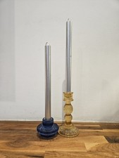 Ribbed glass candle for sale  ELLON