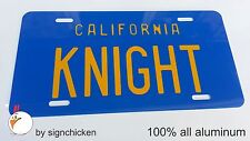 Targa knight rider usato  Spedire a Italy