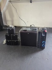 Sistema de cine en casa JVC THL1 5 altavoces subwoofer y receptor con control remoto segunda mano  Embacar hacia Mexico