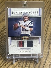 Tom Brady 2007 Donruss Gridiron placas de engrenagem e patches jogo duplo usado patch /100 comprar usado  Enviando para Brazil