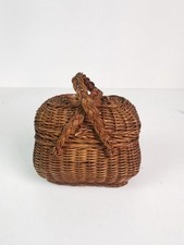Wicker basket antique d'occasion  Expédié en Belgium