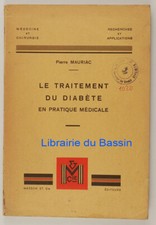 Traitement diabète pratique d'occasion  Bordeaux-