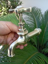 Torneira torneira torneira latão e porcelana vintage banheiro ou jardim, usado comprar usado  Enviando para Brazil
