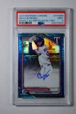 Refrator automático azul reptiliano Bowman Chrome Braylin Morel 2024 /150 PSA 9  comprar usado Refrator automático azul reptiliano Bowman Chrome Braylin Morel 2024 /150 PSA 9  comprar usado  Enviando para Brazil